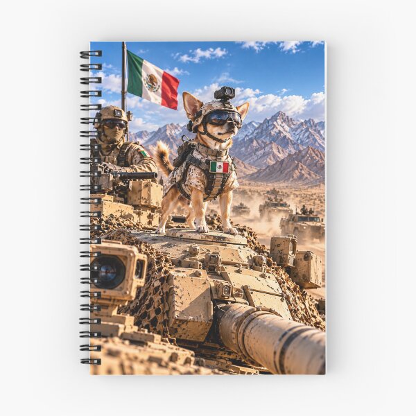 Item preview, Mexican Tactical Chihuahua – Military K9 Desert Tank Patrol designed and sold by Redcon-fantasy.