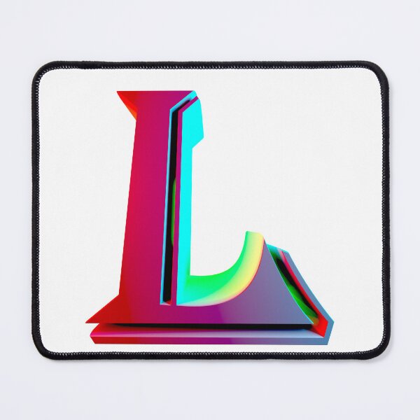 Item preview, Neon 3D Letter L - Retro Synthwave Style designed and sold by Creatigrafo.