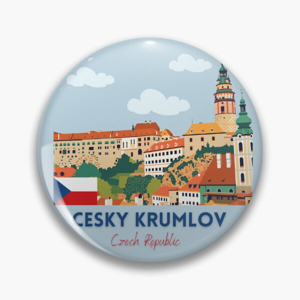 Item preview, Cesky Krumlov Czech Republic Travel City Design designed and sold by AnulaArt.
