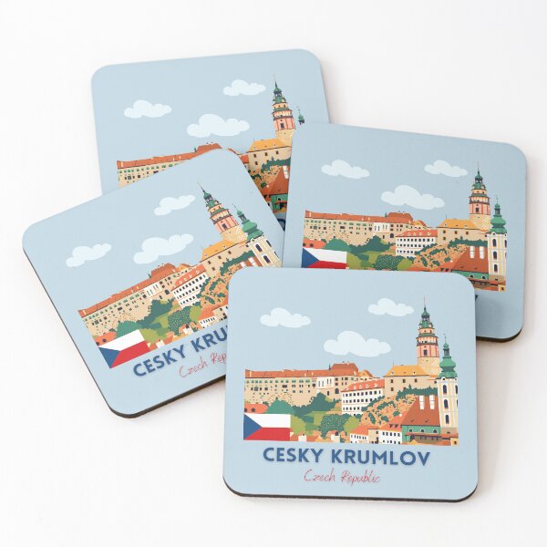 Item preview, Cesky Krumlov Czech Republic Travel City Design designed and sold by AnulaArt.