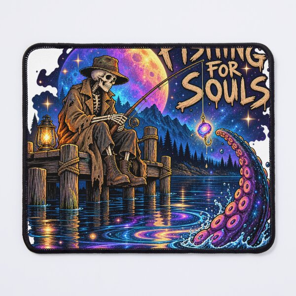 Item preview, Macabre Fishing designed and sold by CleanLine Studio.