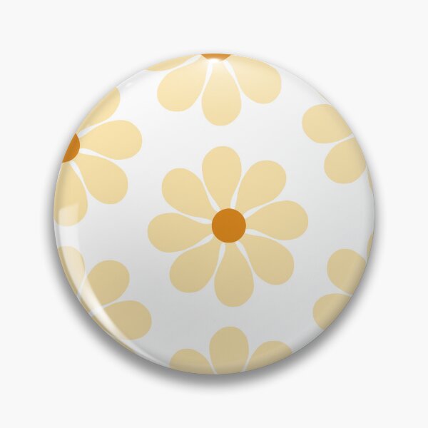 Item preview, Yellow retro floral pattern  designed and sold by ZenithDrip.