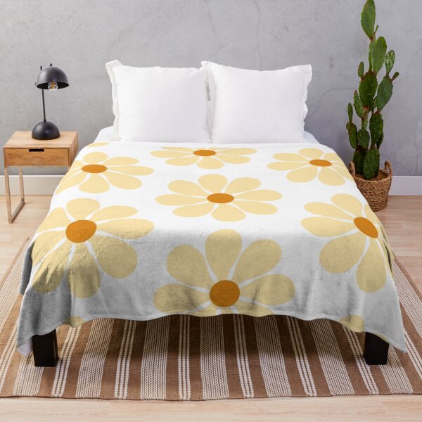 Item preview, Yellow retro floral pattern  designed and sold by ZenithDrip.