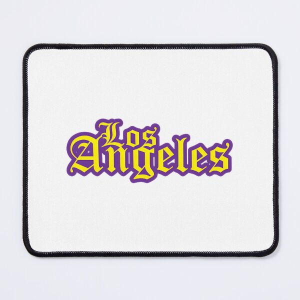 Item preview, Los Angeles Old English Style Purple and Gold Vintage Design designed and sold by Migureng.