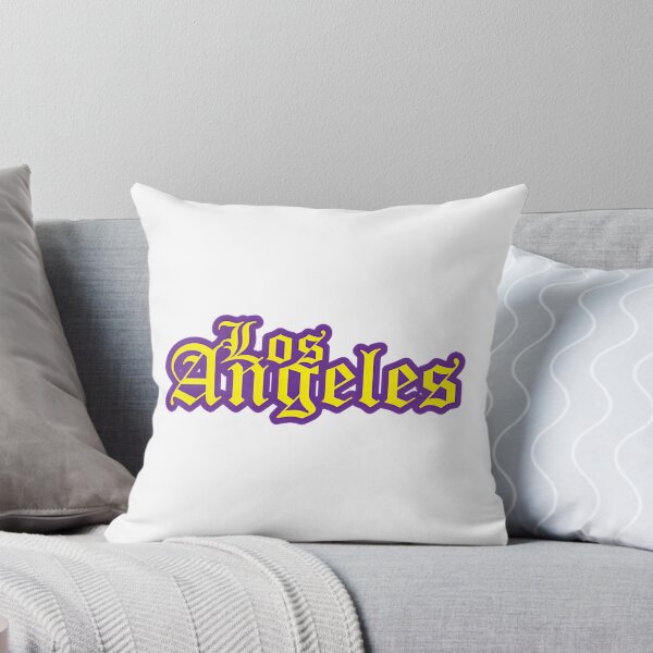 Item preview, Los Angeles Old English Style Purple and Gold Vintage Design designed and sold by Migureng.