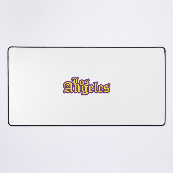 Item preview, Los Angeles Old English Style Purple and Gold Vintage Design designed and sold by Migureng.