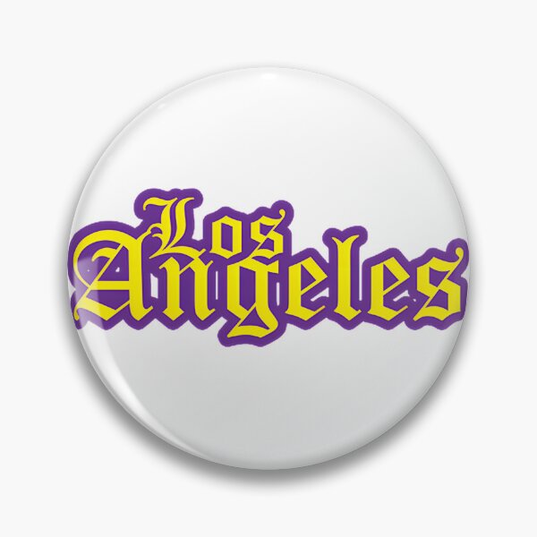 Item preview, Los Angeles Old English Style Purple and Gold Vintage Design designed and sold by Migureng.