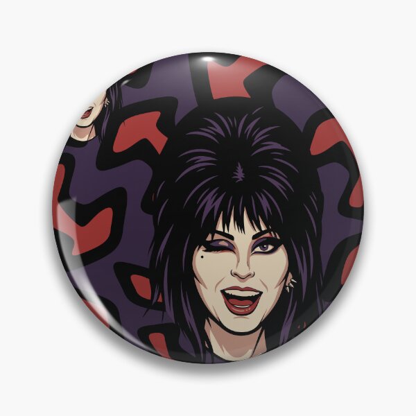 Item preview, Elvira Mistress of the Dark Vector Portrait – Spooky Vintage Horror Queen designed and sold by Wolagno.