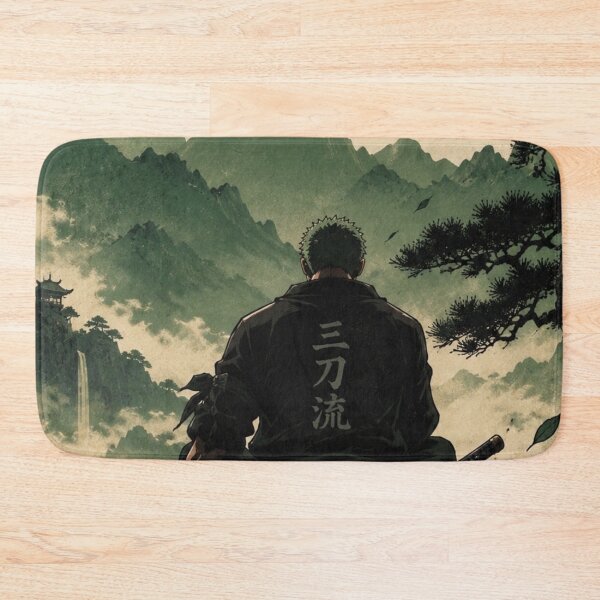 Item preview, Roronoa Zoro Santoryu Mountain Moon Ukiyo-e (HIGH-QUALITY) Anime  designed and sold by ShawnMorrisDesigns.