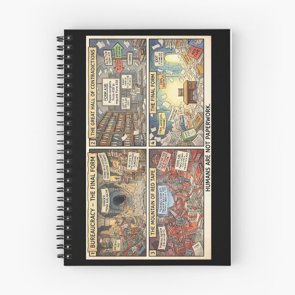 Item preview, Bureaucracy Comic – The Office of Endless Forms designed and sold by Mianku | Für das Leben.