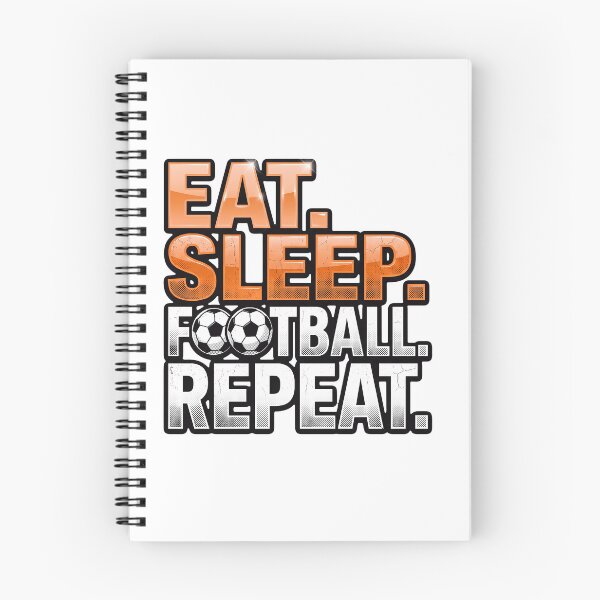 Item preview, Football Fans Eat Sleep Football Repeat designed and sold by Afnan Store.