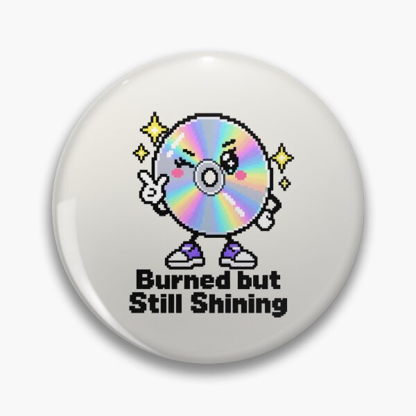 Item preview, Cute Pixel CD Music Retro Tech Y2K Character designed and sold by MetaModel Editions.