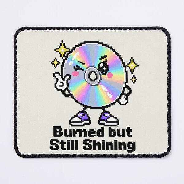 Item preview, Cute Pixel CD Music Retro Tech Y2K Character designed and sold by MetaModel Editions.