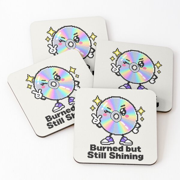 Item preview, Cute Pixel CD Music Retro Tech Y2K Character designed and sold by MetaModel Editions.