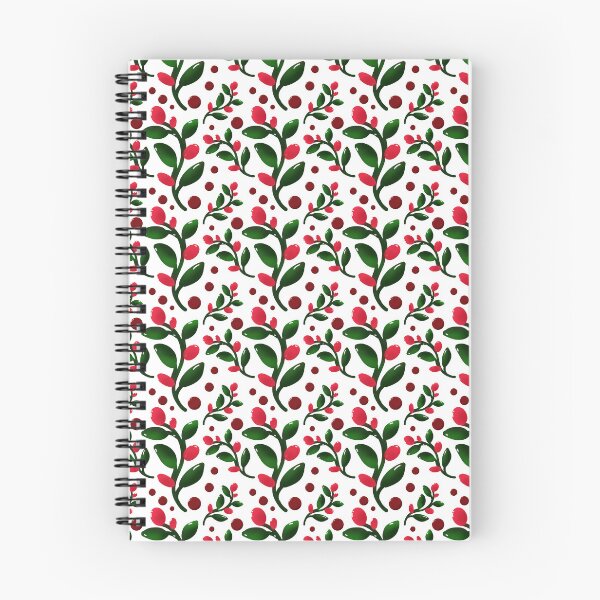 Item preview, Christmas Botanical Berry Pattern — 3D Glossy Red Berry Green Leaf Holiday Repeat Design designed and sold by HopeAndHustle.