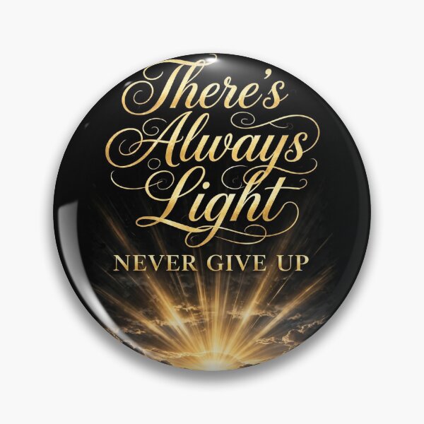 Item preview, There's Always Light Never Give Up — Inspirational Sunrise Shirt designed and sold by christylynn1.