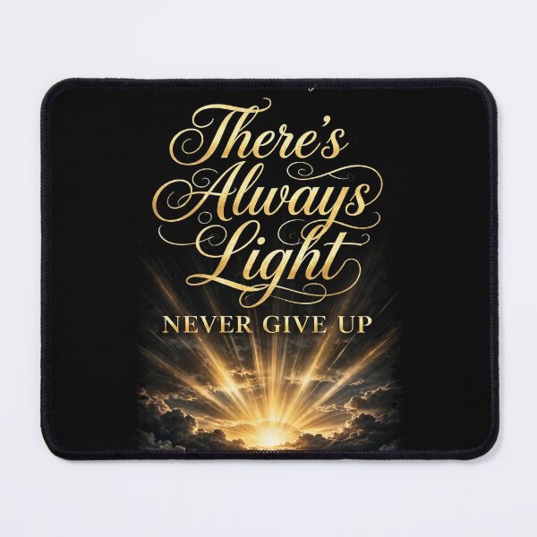 Item preview, There's Always Light Never Give Up — Inspirational Sunrise Shirt designed and sold by christylynn1.