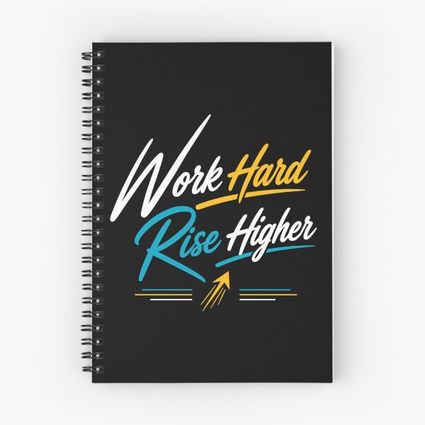 Item preview, Work Hard Rise Higher Motivational Success Mindset designed and sold by rejowan-arts.
