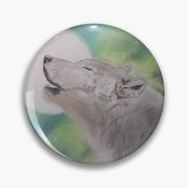 Item preview, Howling Aurora designed and sold by SnazzyWolfArt.