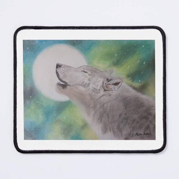 Item preview, Howling Aurora designed and sold by SnazzyWolfArt.