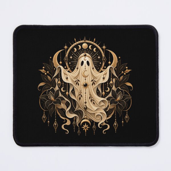 Item preview, Boho Celestial Ghost Sun Moon Crown Art designed and sold by BohoMysticArt.