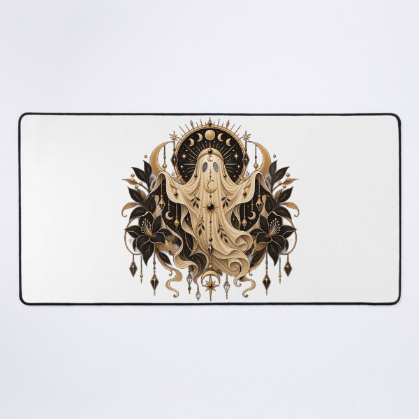 Item preview, Boho Celestial Ghost Sun Moon Crown Art designed and sold by BohoMysticArt.