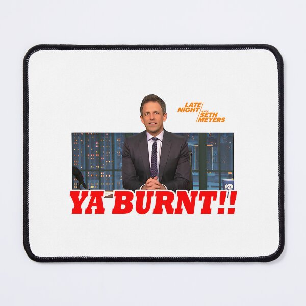 Item preview, Ya Burnt Seth Myers Comedy Tribute Illustration Design designed and sold by MessamRaza.