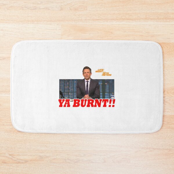 Item preview, Ya Burnt Seth Myers Comedy Tribute Illustration Design designed and sold by MessamRaza.