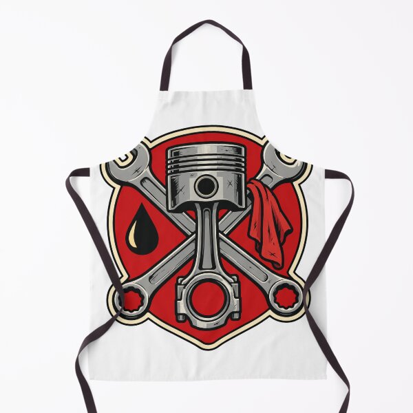 Item preview, Mechanic Piston and Crossed Wrenches Badge designed and sold by eignvalue.