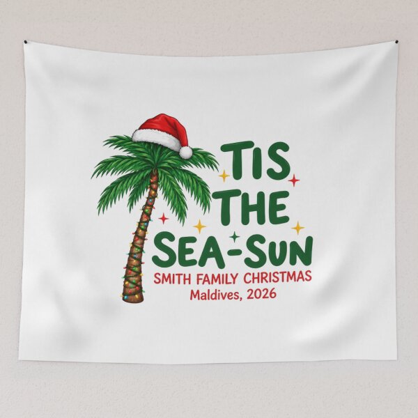 Item preview, Christmas Palm Tree, Beach Christmas designed and sold by milmckayStudio.