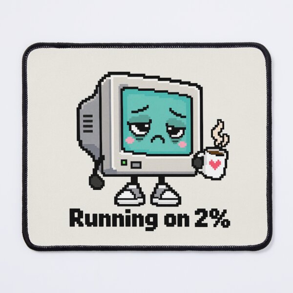 Item preview, Cute Retro Computer Coffee Pixel Art Nostalgia Design designed and sold by MetaModel Editions.