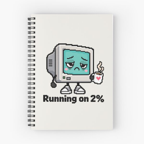 Item preview, Cute Retro Computer Coffee Pixel Art Nostalgia Design designed and sold by MetaModel Editions.