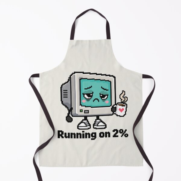 Item preview, Cute Retro Computer Coffee Pixel Art Nostalgia Design designed and sold by MetaModel Editions.