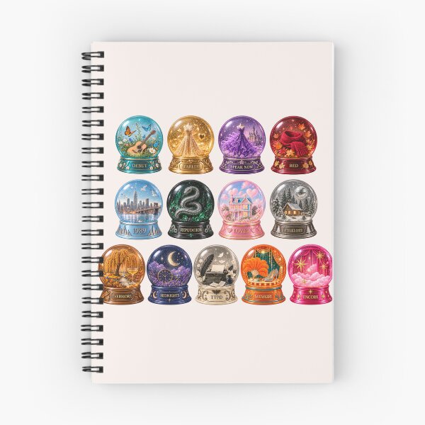 Item preview, Taylor Swift The Eras Snow Globes STICKER PACK BUNDLE designed and sold by taylorvinyls.