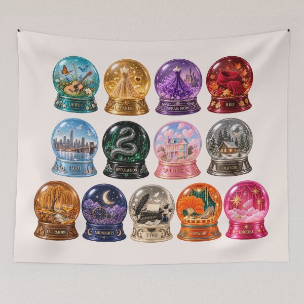 Item preview, Taylor Swift The Eras Snow Globes STICKER PACK BUNDLE designed and sold by taylorvinyls.