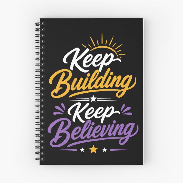 Item preview, Keep Building Keep Believing Motivational Growth Mindset designed and sold by rejowan-arts.