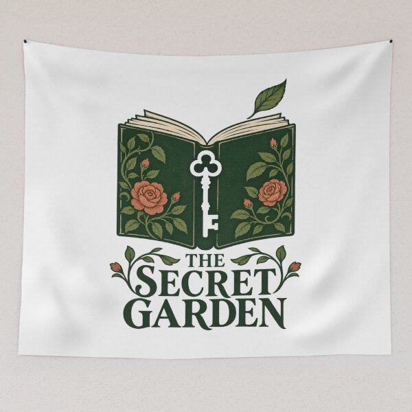 Item preview, The Secret Garden – Open Book Keyhole designed and sold by Fenay Designs.