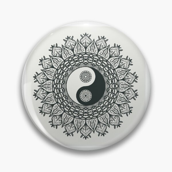 Item preview, Retro Ying Tang Mandala designed and sold by alivehumansoul.