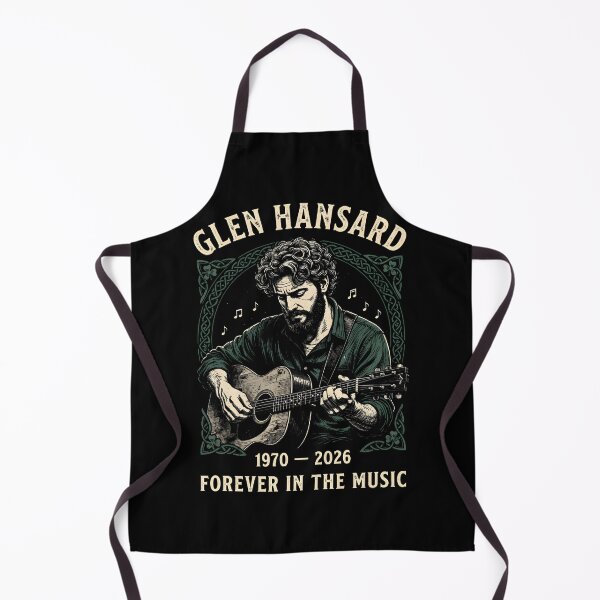 Item preview, Glen Hansard Acoustic Guitar Singer Vintage Folk Music Tribute designed and sold by Neon Bones Studio.