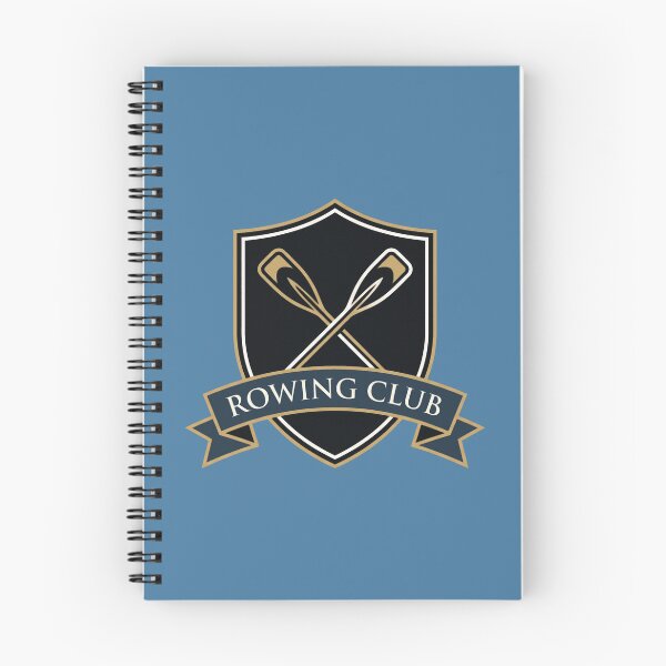 Item preview, Vintage Rowing Club Crossed Oars Gold Crest Graphic designed and sold by KiwiRider.