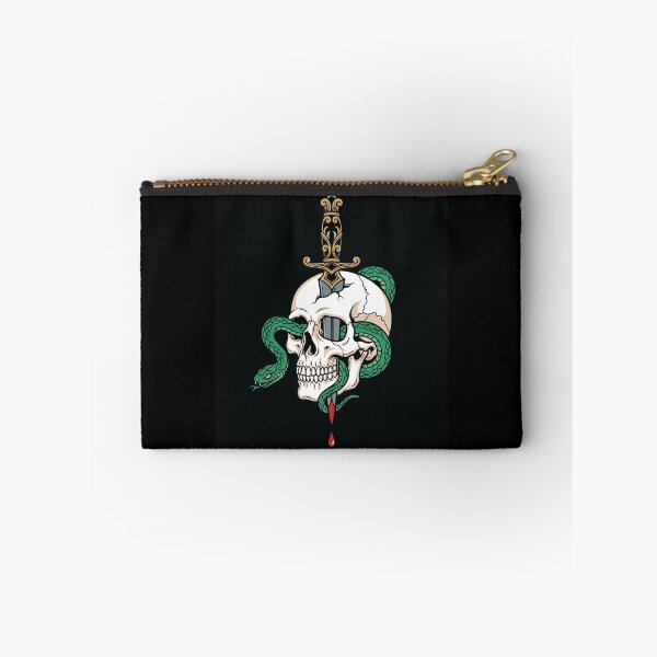 Item preview, Snake and Dagger Through Skull Tattoo Art designed and sold by digizonebydas.
