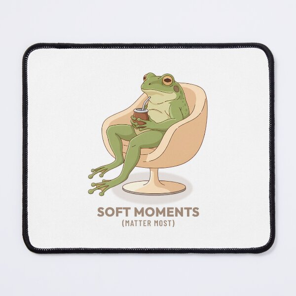 Item preview, Frog Drinking Mate Tea Vintage Aesthetic designed and sold by COZY VINTAGE animal.