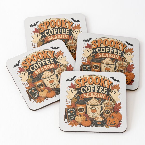 Item preview, Spooky Coffee Season Pumpkin Spice Latte Art designed and sold by Zhaar.
