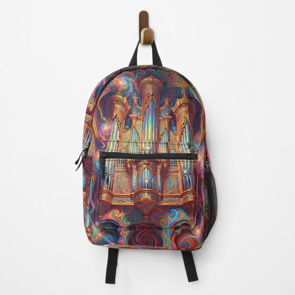 Item preview, Psychedelic Cosmic Pipe Organ Art Print designed and sold by pinkal.