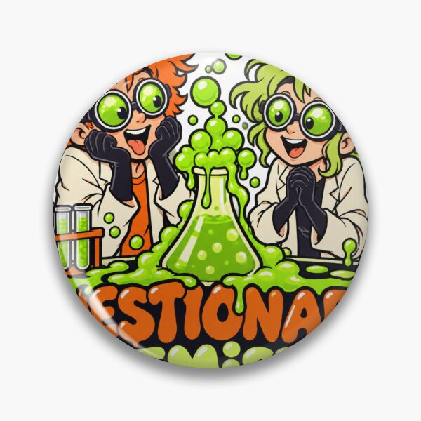 Item preview, Questionable Chemistry – Funny Scientist Duo designed and sold by Anna Brizuela.