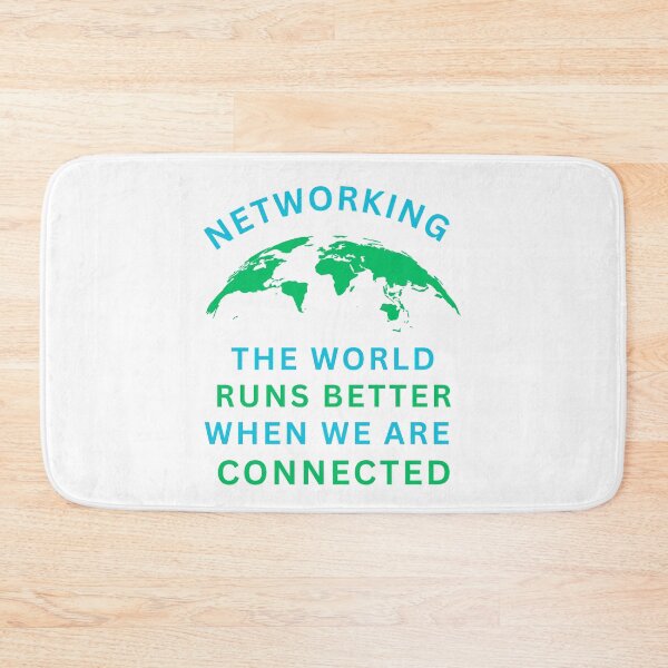 Item preview, Networking the world runs better designed and sold by FiberatWorkTechs.