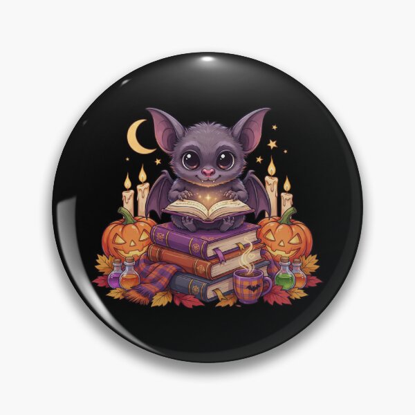 Item preview, Cozy Vampire Bat Bookworm designed and sold by Vsajanas.