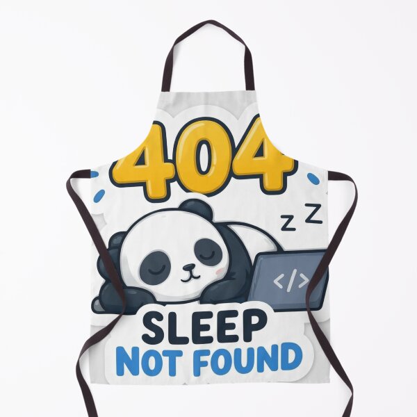 Item preview, 404 Sleep Not Found - Cute Coding Panda Developer designed and sold by Kushwaha18.