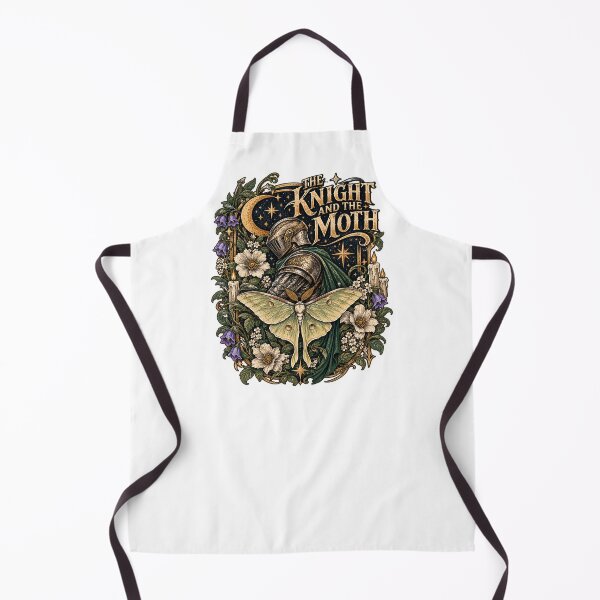 Item preview, The Knight And The Moth - Vintage Gothic Botanical Art designed and sold by CatiaStudioArt.