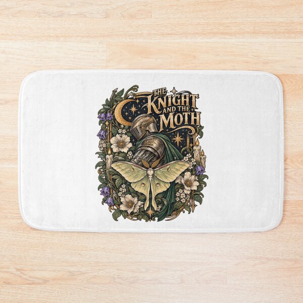 Item preview, The Knight And The Moth - Vintage Gothic Botanical Art designed and sold by CatiaStudioArt.